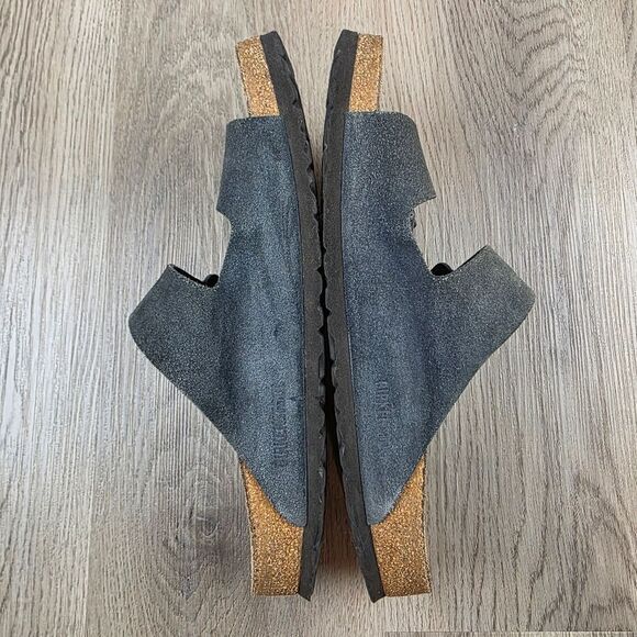 Birkenstock Arizona Suede Leather Sandals Size 11 - Picture 4 of 11
